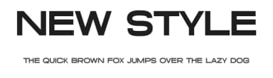 New Style by Graphicxell — Sans Serif Font — thumbnail 1
