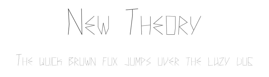 New Theory by Noe Araujo — Script Handwritten Font