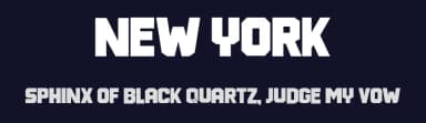 New York by Vladimir Nikolic — Sans Serif Font — thumbnail 2