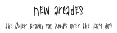 New Arcades by Des Gomez — Script Handwritten Font — thumbnail 1