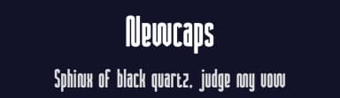Newcaps by Enxyclo Studio — Sans Serif Font — thumbnail 2