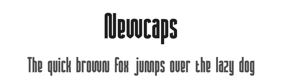Newcaps by Enxyclo Studio — Sans Serif Font