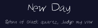 New Day by melina — Script Handwritten Font — thumbnail 2