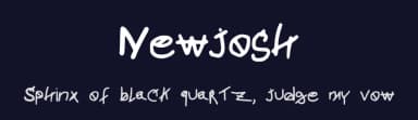 Newjosh by Alexandre — Script Handwritten Font — thumbnail 2