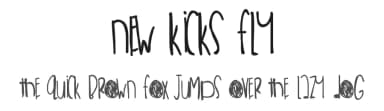 New Kicks Fly by Des Gomez — Script Handwritten Font — thumbnail 1