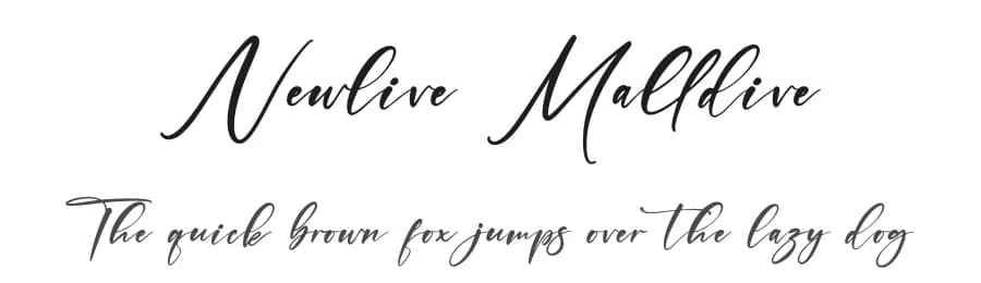 Newlive Malldive by Letterena Studios — Script Handwritten Font