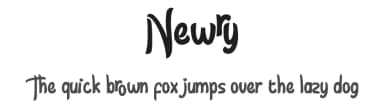 Newry by RaisProject — Script Handwritten Font — thumbnail 1