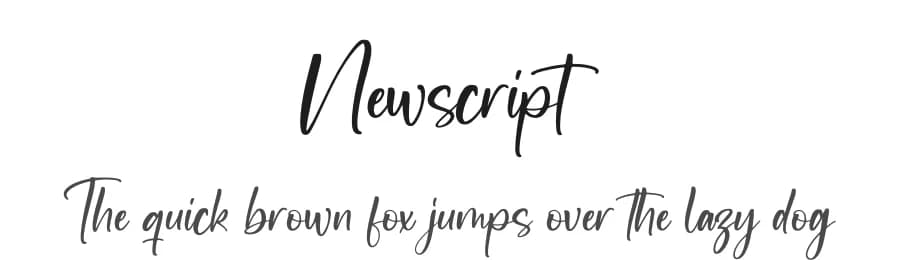 Newscript by Integritype Studio — Script Handwritten Font
