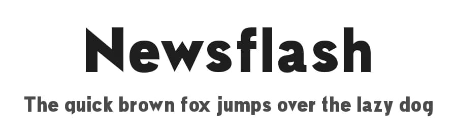 Newsflash by Hawtpixel — Sans Serif Font