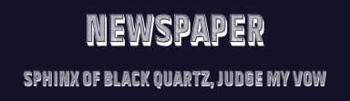 Newspaper by Vladimir Nikolic — Sans Serif Font — thumbnail 2
