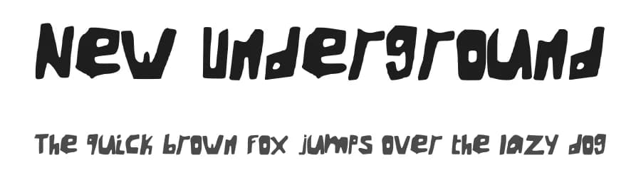 New Underground by Marina Ferrando — Script Handwritten Font