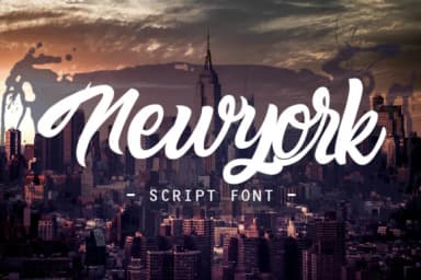 Newyork Script Font by fluffyartstudio — Script Handwritten Font — thumbnail 1