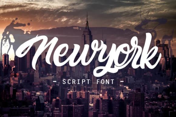Newyork Script Font by fluffyartstudio — Script Handwritten Font