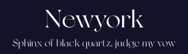 Newyork by Artem Nevsky — Serif Font — thumbnail 2