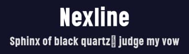 Nexline by VPcreativeshop — Sans Serif Font — thumbnail 2