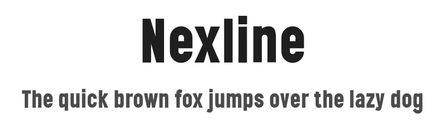 Nexline by VPcreativeshop — Sans Serif Font