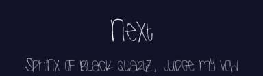 Next by Colton Rabon — Script Handwritten Font — thumbnail 2