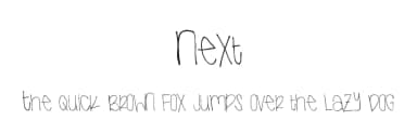 Next by Colton Rabon — Script Handwritten Font — thumbnail 1