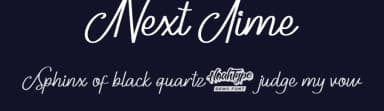 Next Time by Noah Type — Script Handwritten Font — thumbnail 2
