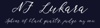 NF Lukara by nantia.co — Script Handwritten Font — thumbnail 2