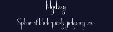 Ngebug by Andi Moz — Script Handwritten Font — thumbnail 2