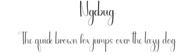 Ngebug by Andi Moz — Script Handwritten Font — thumbnail 1