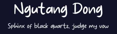 Ngutang Dong by Khurasan — Script Handwritten Font — thumbnail 2