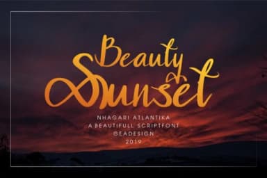 Nhagari Atlantika Font by geadesign — Script Handwritten Font — thumbnail 5