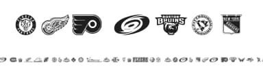 NHL East by Ding Bang — Dingbats Font — thumbnail 1