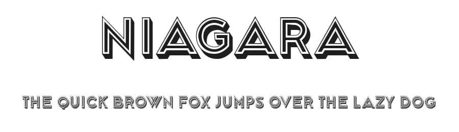 Niagara by Vladimir Nikolic — Sans Serif Font