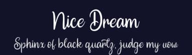 Nice Dream by ToniStudio — Script Handwritten Font — thumbnail 2