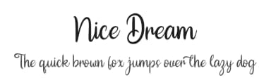 Nice Dream by ToniStudio — Script Handwritten Font — thumbnail 1