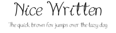 Nice Written by Marcin Leśków — Script Handwritten Font — thumbnail 1