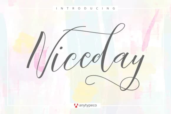 Niceday Font by anytypeco — Script Handwritten Font
