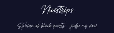 Nicestrips by Maulana Creative — Script Handwritten Font — thumbnail 2