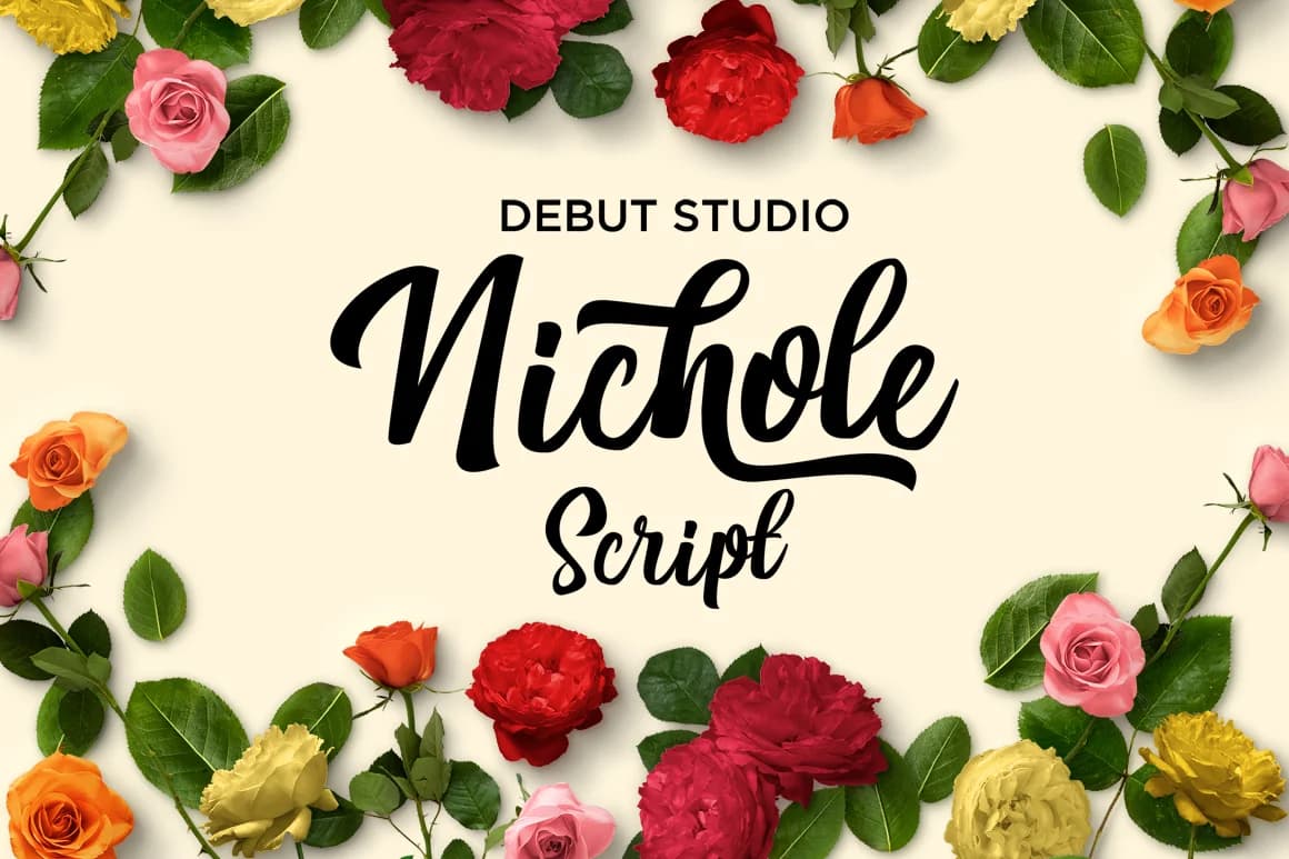 Nichole Script Font by Debut Studio — Script Handwritten Font