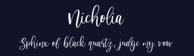 Nicholia by Balpirick Studio — Script Handwritten Font — thumbnail 2