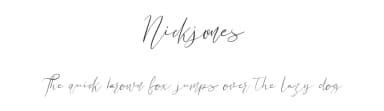 Nickjones by Maulana Creative — Script Handwritten Font — thumbnail 1