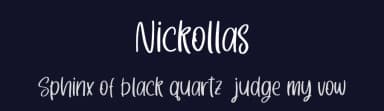 Nickollas by Maulana Creative — Script Handwritten Font — thumbnail 2