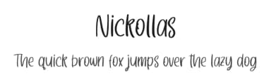 Nickollas by Maulana Creative — Script Handwritten Font — thumbnail 1