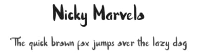Nicky Marvelo by Javatype Studio — Script Handwritten Font — thumbnail 1