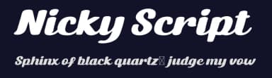 Nicky Script by twinletter — Script Handwritten Font — thumbnail 2
