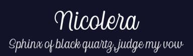 Nicolera by 7NTypes — Script Handwritten Font — thumbnail 2