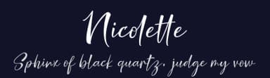 Nicolette by Cooldesignlab — Script Handwritten Font — thumbnail 2