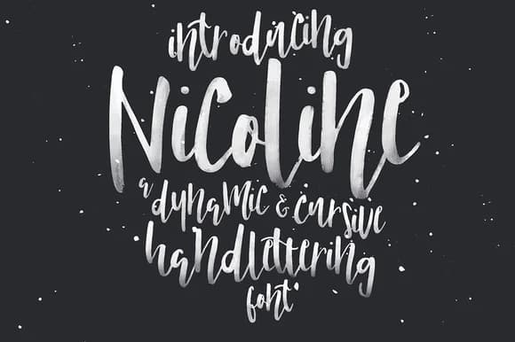 Nicoline Font by Blue Robin Design Shop — Script Handwritten Font