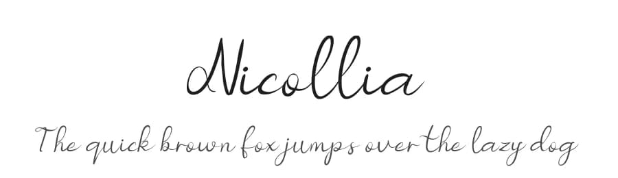 Nicollia by Edric Studio — Script Handwritten Font