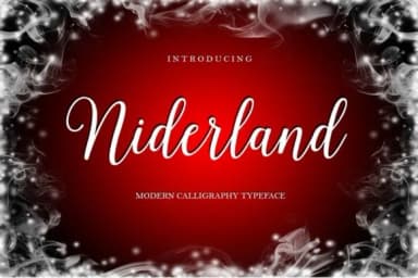 Niderland Script Font by Stellar Studio — Script Handwritten Font — thumbnail 1