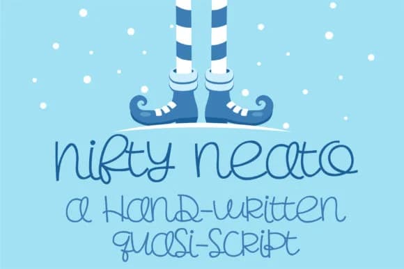 Nifty Neato Font by Illustration Ink — Script Handwritten Font