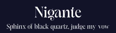 Nigante by Handpik — Serif Font — thumbnail 2