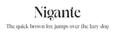 Nigante by Handpik — Serif Font — thumbnail 1
